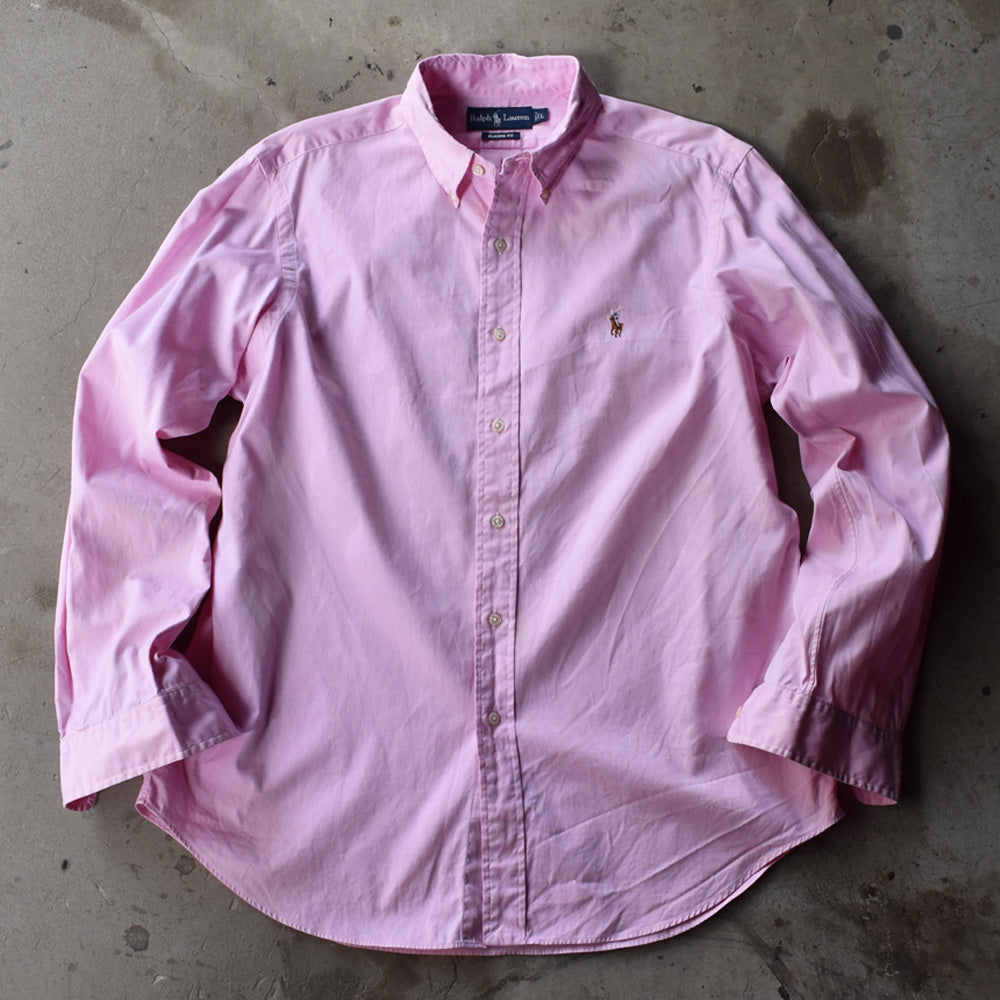 Ralph Lauren/ラルフ ローレン “CLASSIC FIT” ピンク ボタンダウンシャツ 230528