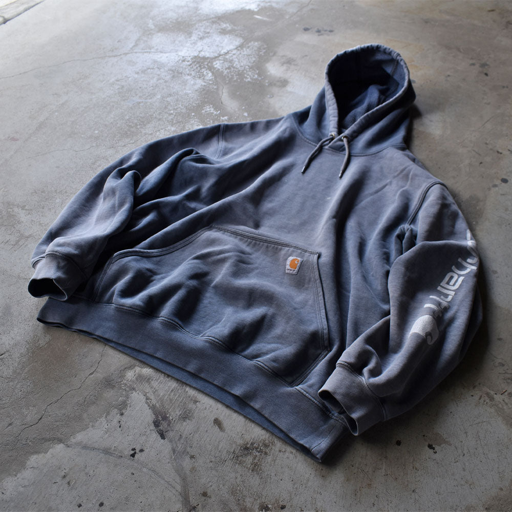 Carhartt/カーハート 雰囲気抜群! 袖プリント プルオーバー パーカー 230530