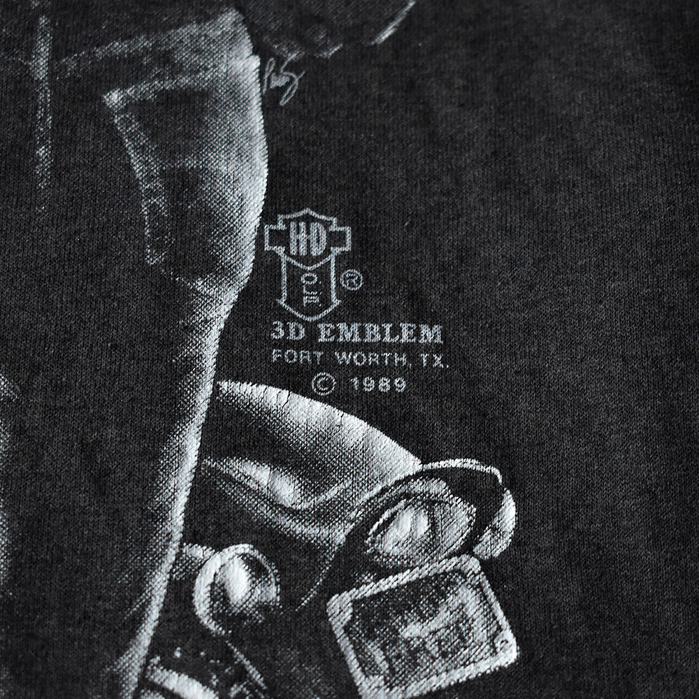 80's 3D EMBLEM “Harley-Davidson” バイク Tシャツ USA製 250818H