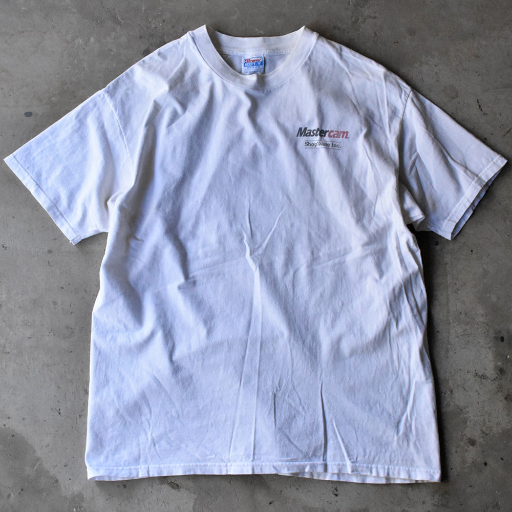 90-00's Hanes “When Second Best Won't Cut It / MASTERCAM” 企業 Tシャツ USA製 240529