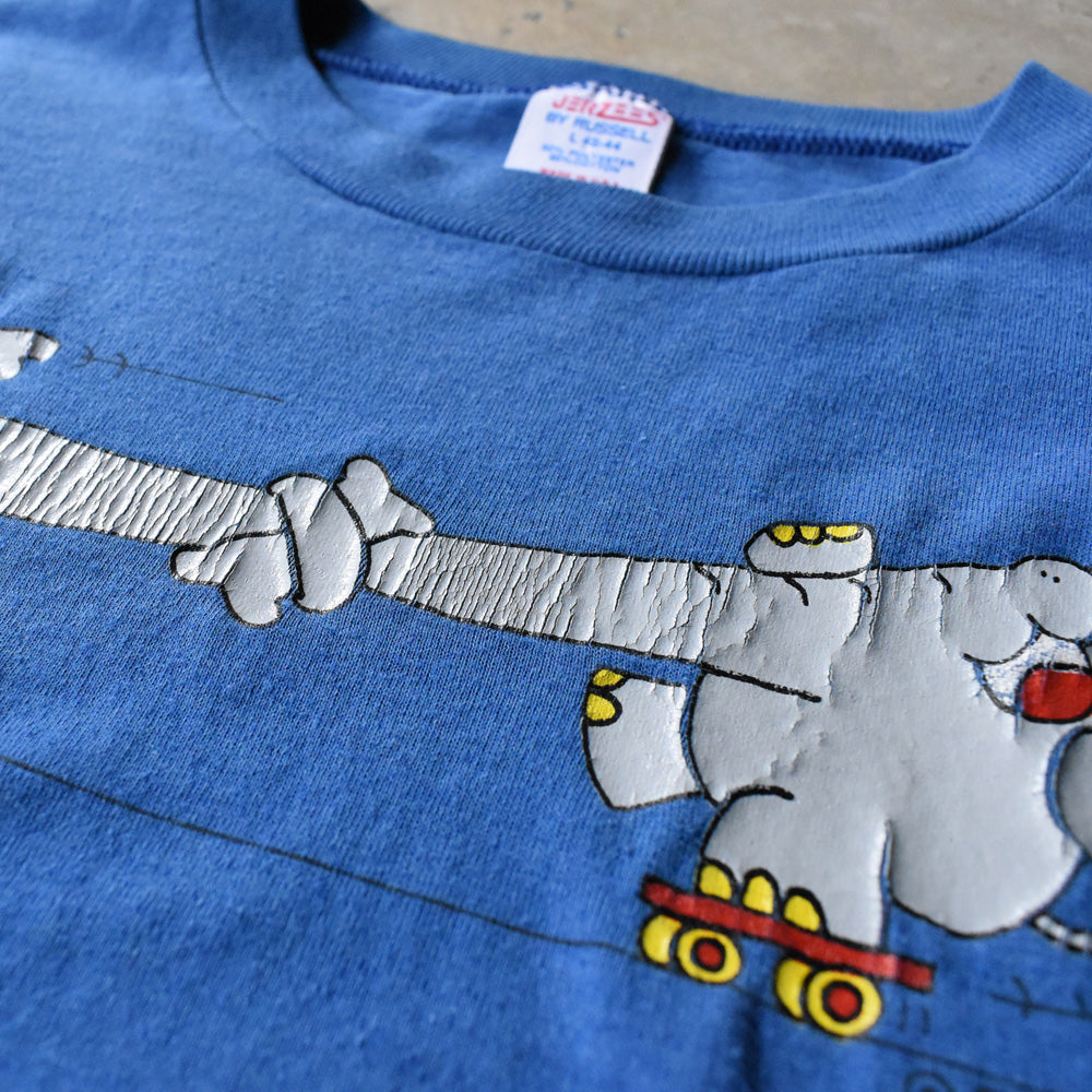 80’s ゾウ キャラクター Tシャツ USA製 250506