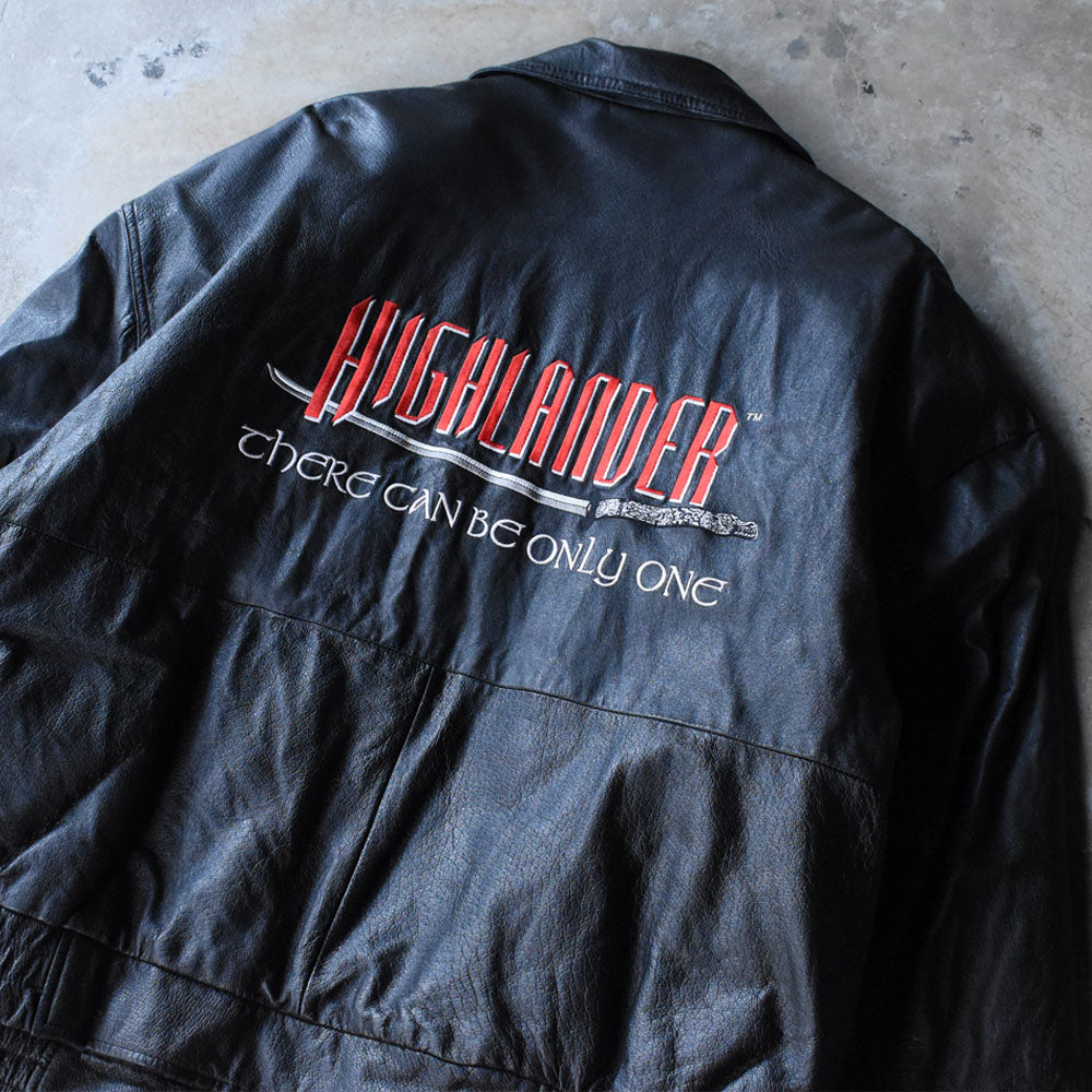 90's Highlander ムービー レザージャケット 241221H