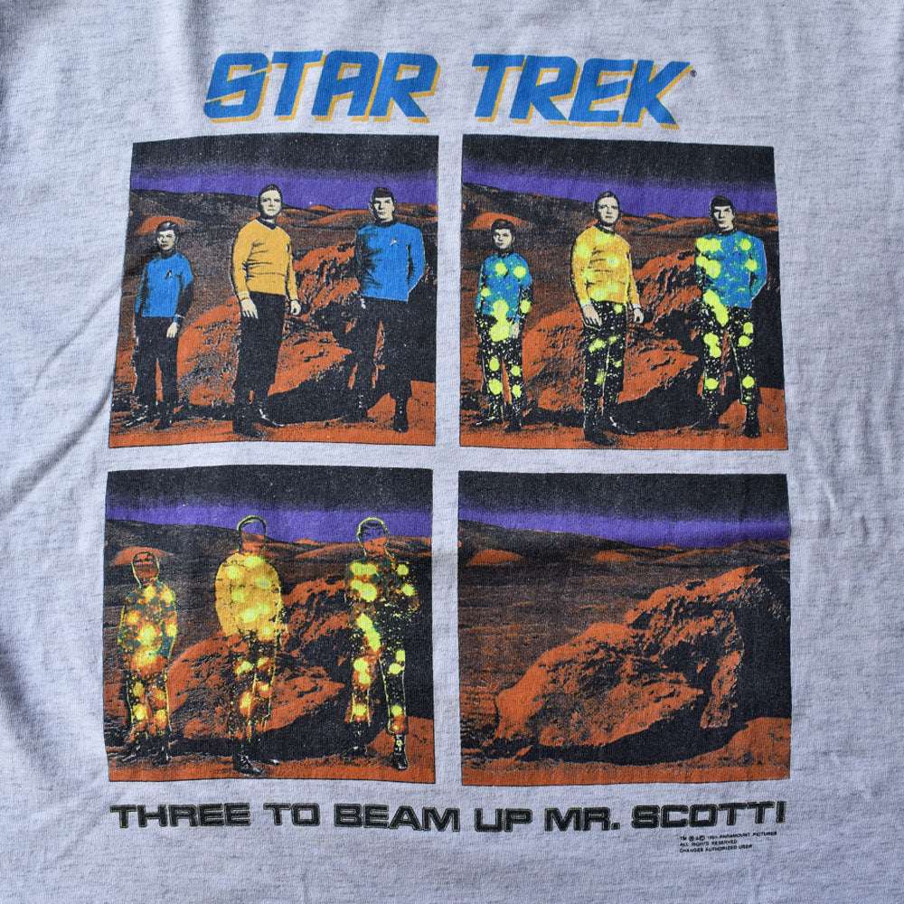 90’s Star Trek “THREE TO BEAM UP MR.SCOTTIE” Tシャツ 230812