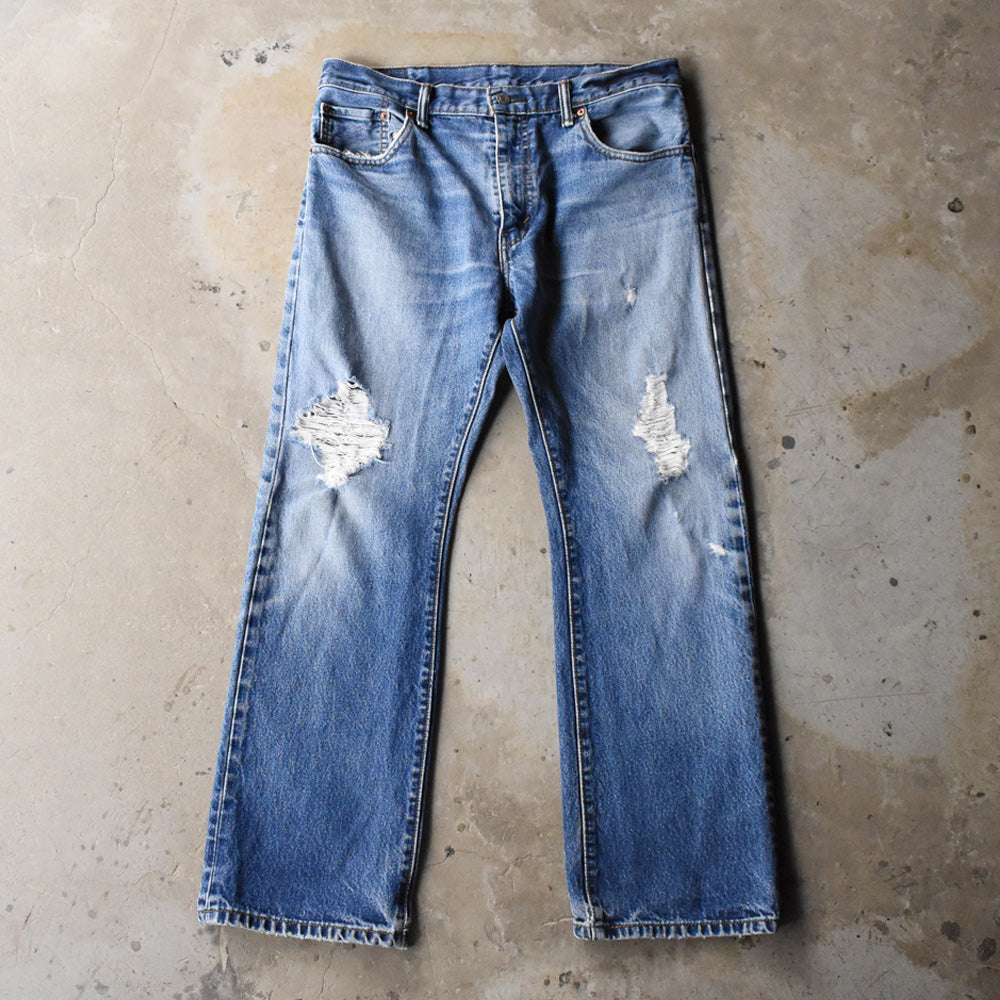Levi's 517 ダメージ! ブーツカット デニムパンツ 250422