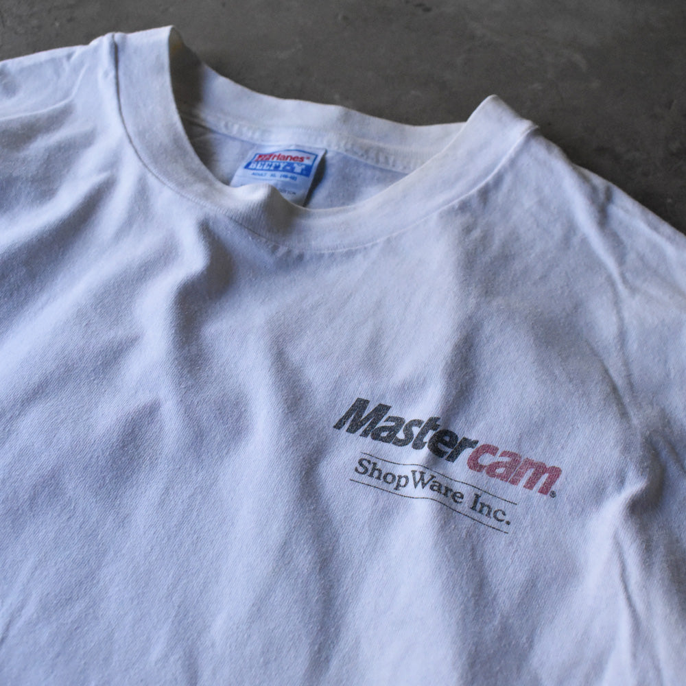 90-00's Hanes “When Second Best Won't Cut It / MASTERCAM” 企業 Tシャツ USA製 240529
