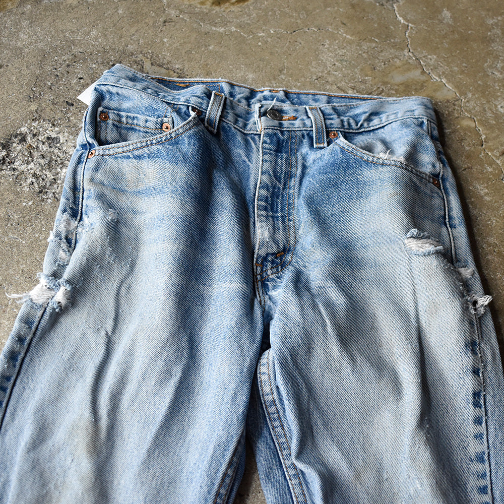 Y2K ダメージ! Levi's 517 ブーツカット デニムパンツ USA製 250723H