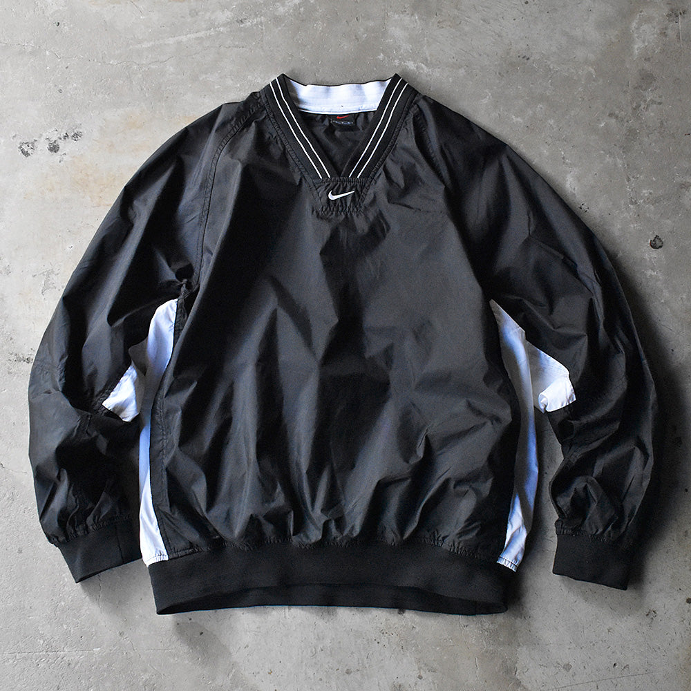 90's NIKE センターロゴ ナイロンプルオーバー 240910H