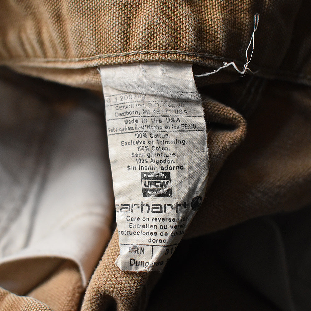 雰囲気◎ Carhartt ダブルニー ブラウンダック ペインターパンツ USA製 250327H