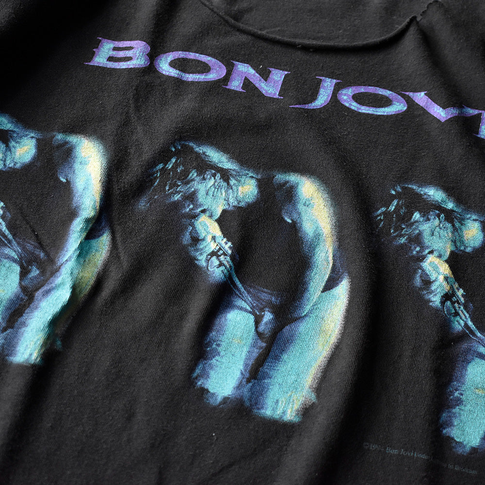 90's Bon Jovi “1994 Tour“ 三連フォト ロック Tシャツ 250731H