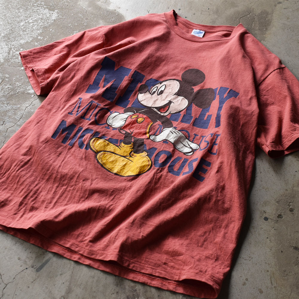 90's　Disney/ディズニー “Mickey Mouse” Tシャツ　USA製　230611