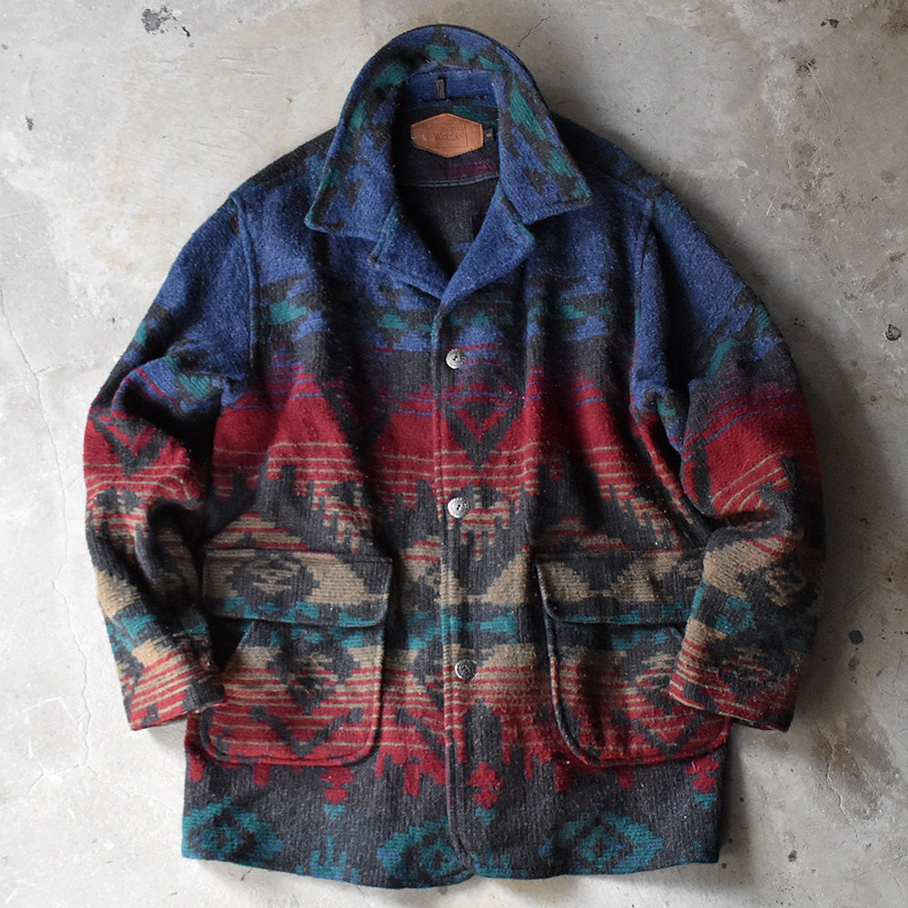 90's Woolrich ネイティブ柄 ウールジャケット USA製 240120H