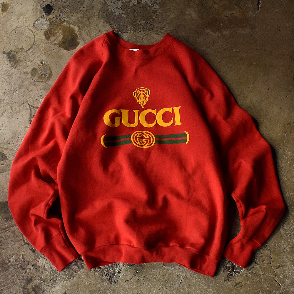 80's ブートレグ “GUCCI” スウェット USA製 231019H