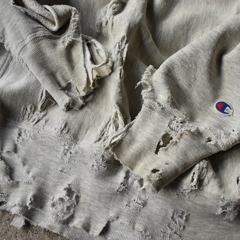 90's ボロ! Champion “Richmond” ワッペン リバースウィーブ スウェット 250212H