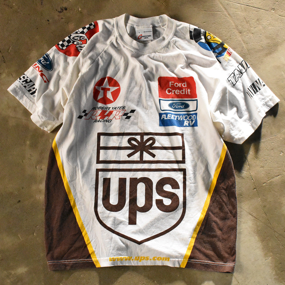 Y2K COMPETITORS VIEW “NASCAR” 企業ロゴ レーシング Tシャツ 240330