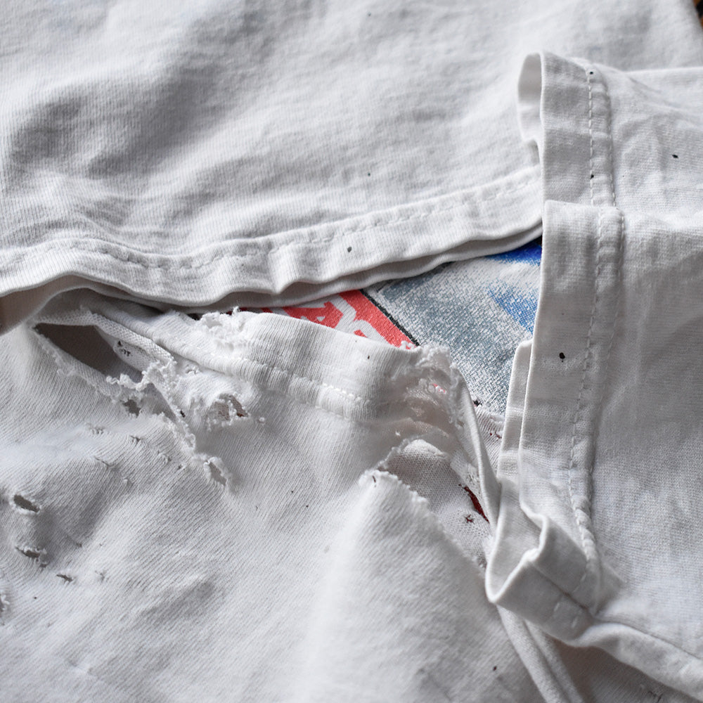 90's ボロ! CHASE authentics AOP レーシング Tシャツ USA製 250805H