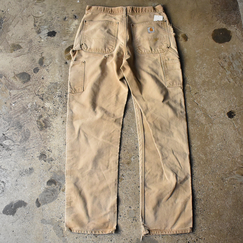 雰囲気◎ Carhartt ダブルニー ブラウンダック ペインターパンツ USA製 250327H