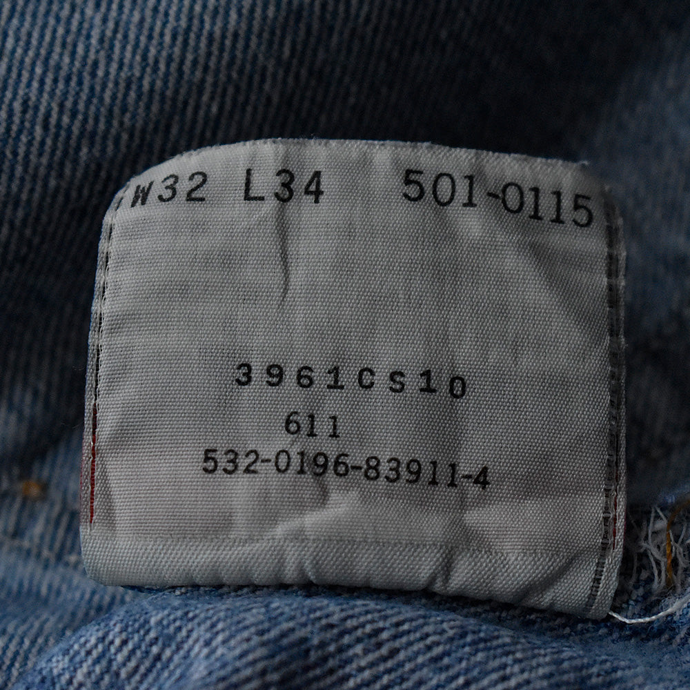90's ダメージ! Levi's 501 デニムパンツ USA製 231006H