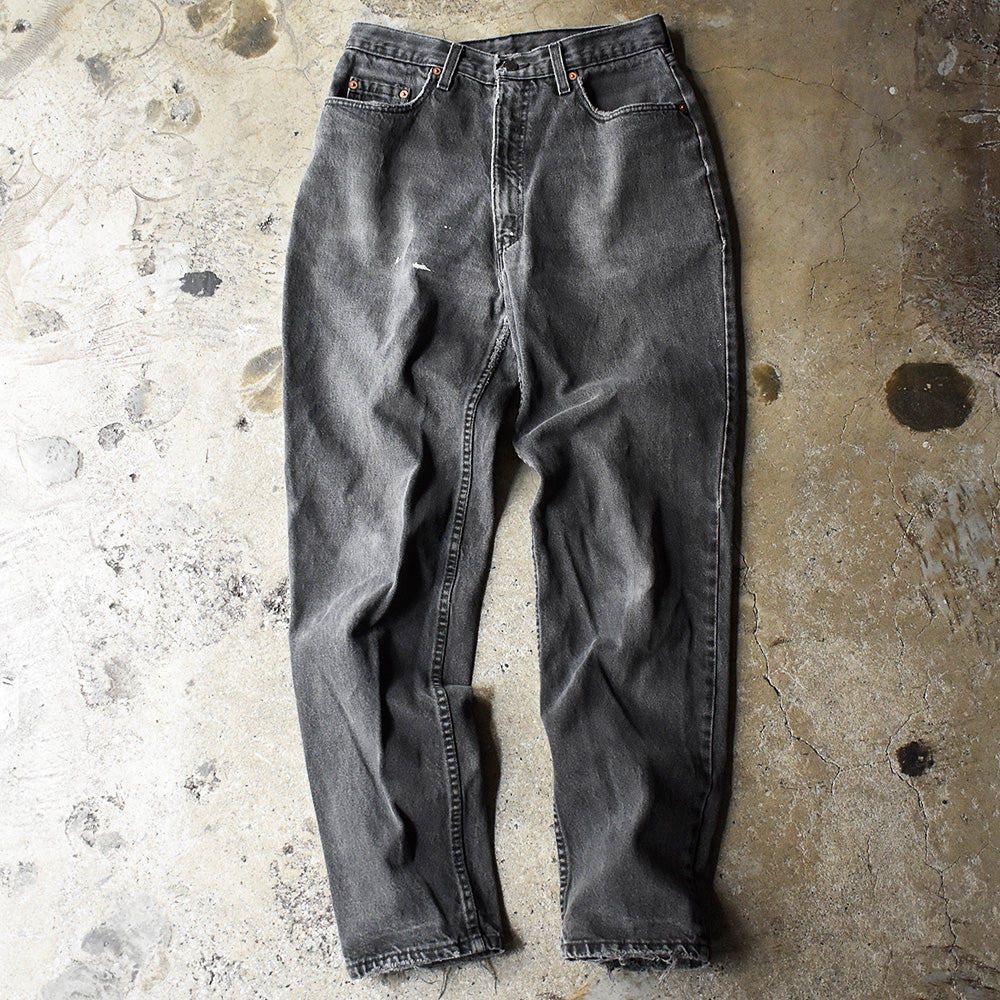 90’s Levi's 881 オレンジタブ ブラック デニムパンツ Euro製 240304H