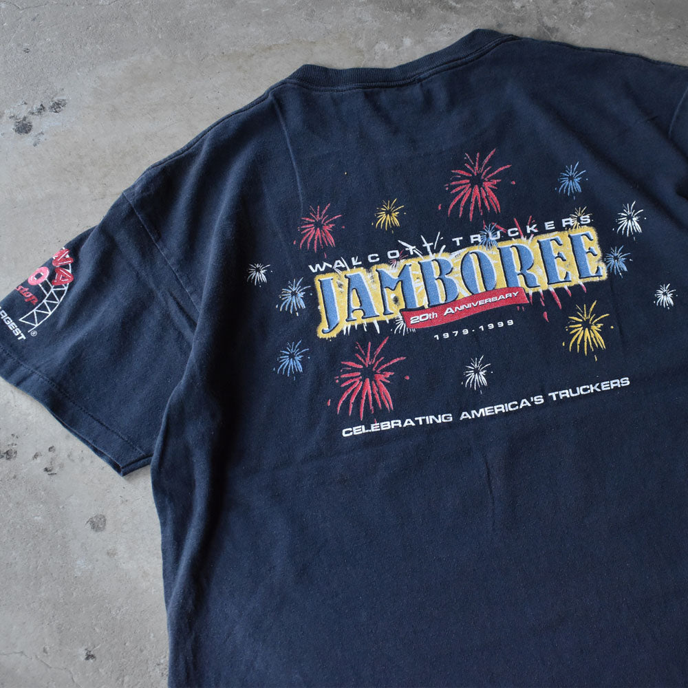 90's “WALCOTT TRUCKERS JAMBOREE” 両面プリント Tシャツ USA製 240720