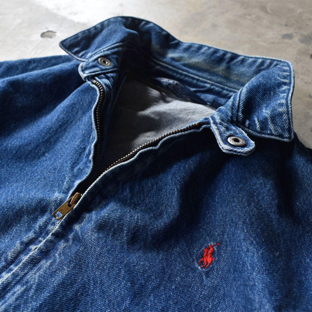 80's Polo Ralph Lauren デニム スイングトップジャケット USA製