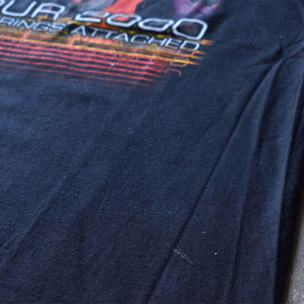 Y2K NSYNC/イン・シンク "No Strings Attached Tour 2000" バンド Tシャツ 230715