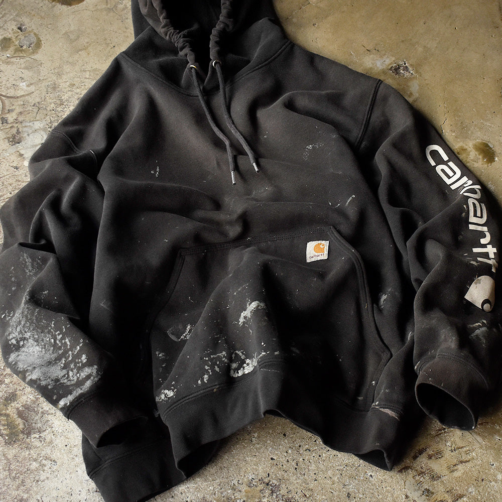 Carhartt ペンキ! プルオーバー パーカー 250210H