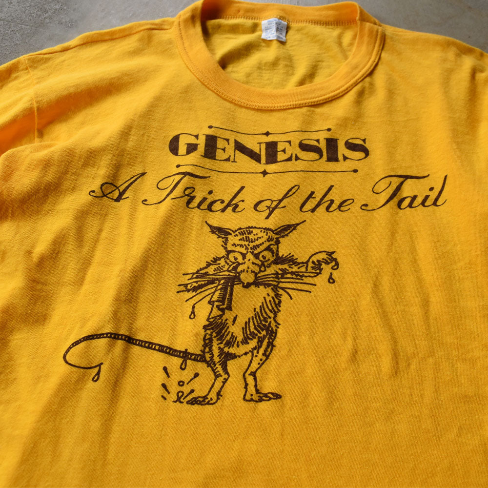 70's GENESIS “A Trick of the Tail” ロック Tシャツ 250919H