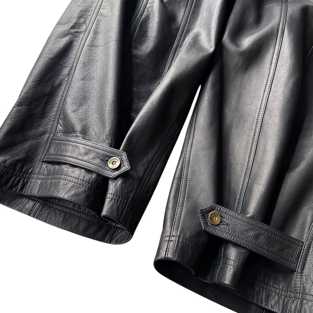 blackmeans レザーオーバーオール 945-79TP221-1 250219H