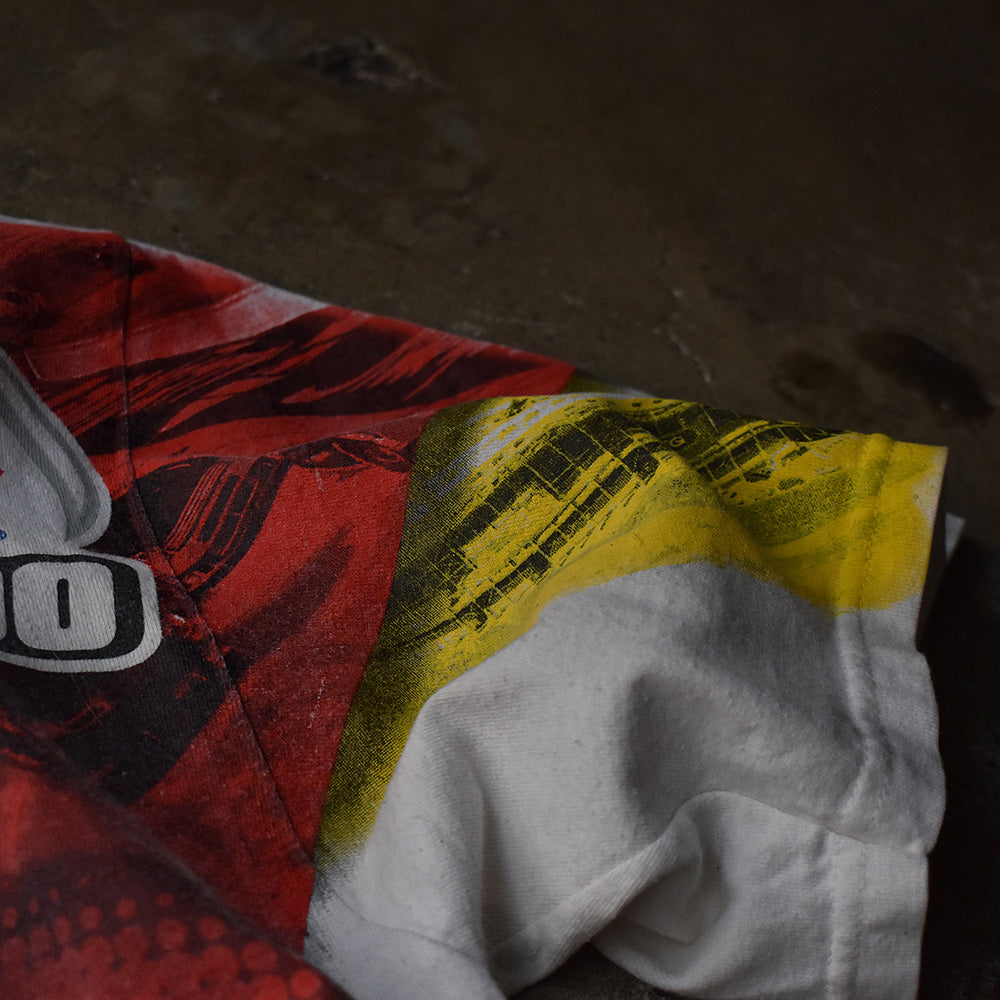 Y2K CHASE authentics “NASCAR / Food City 500” AOP! レーシング Tシャツ 230603H