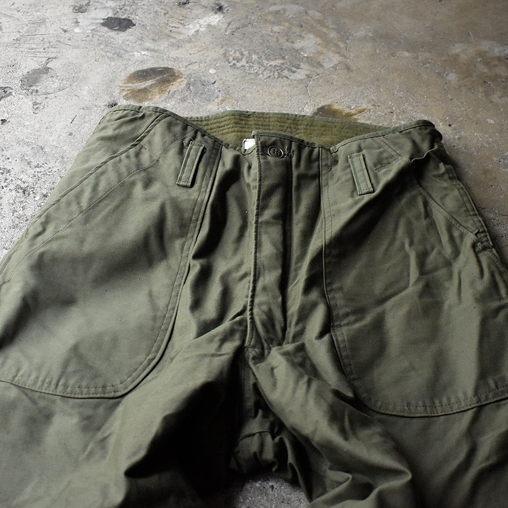 '85 ALPHA INDUSTRIES.INC. "U.S.NAVY"ステンシル! A-2 デッキパンツ 250106H