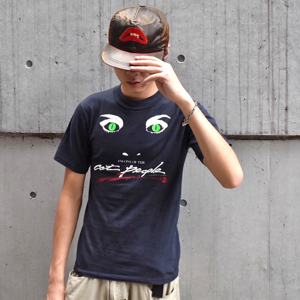 80’s "Cat People" ムービーTシャツ USA製 250916