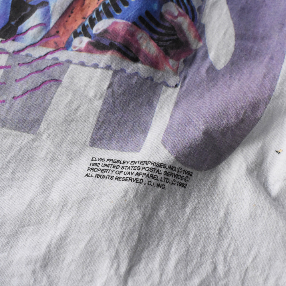 90’s anvil “THE KING OF ROCK 'N' ROLL / Elvis Presley” Tシャツ USA製 240616