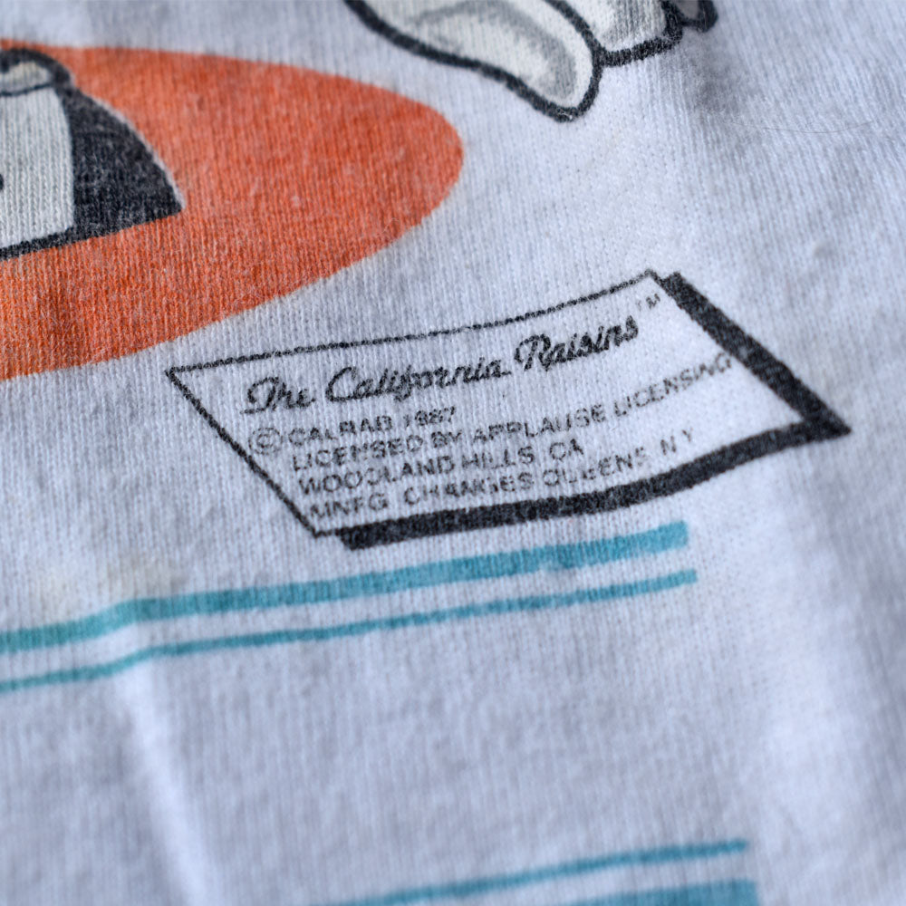 80's The California Raisins 企業 キャラ Tシャツ USA製 230703H