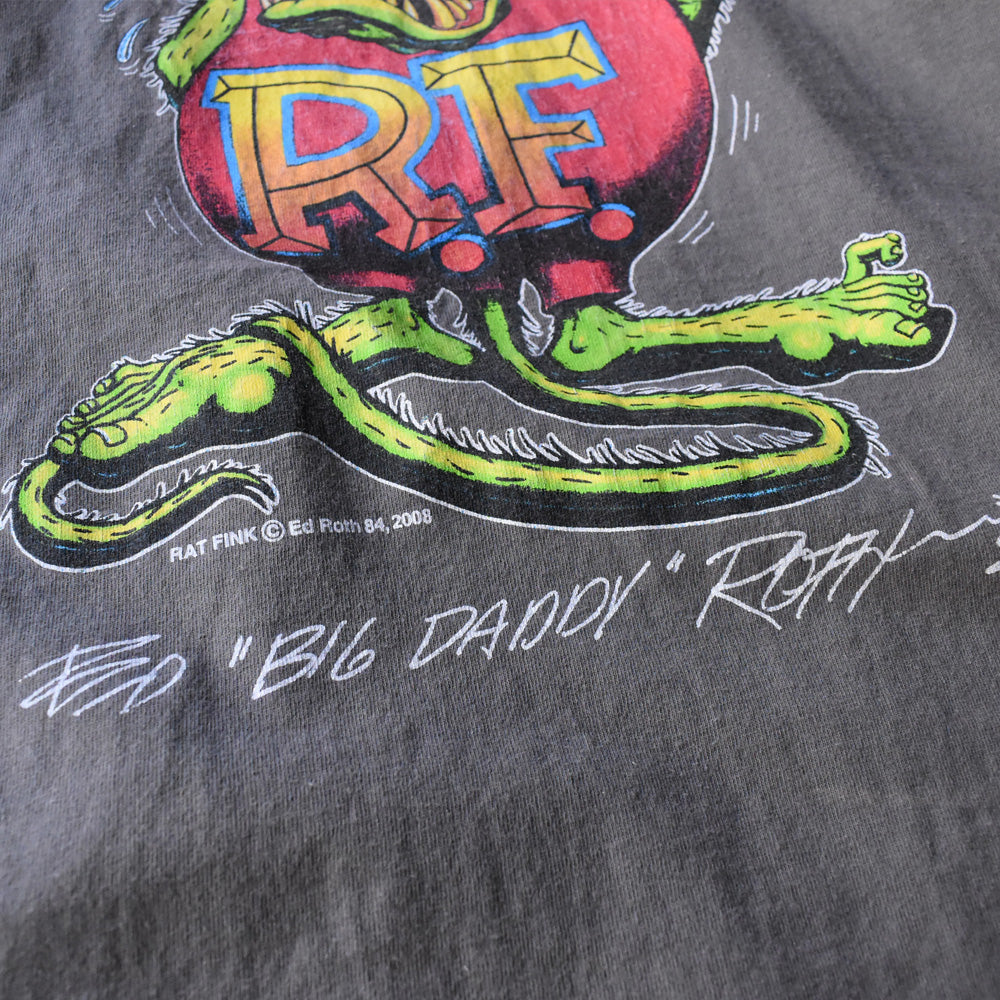 Ed "Big Daddy" Roth “RAT FINK” Tシャツ 250416
