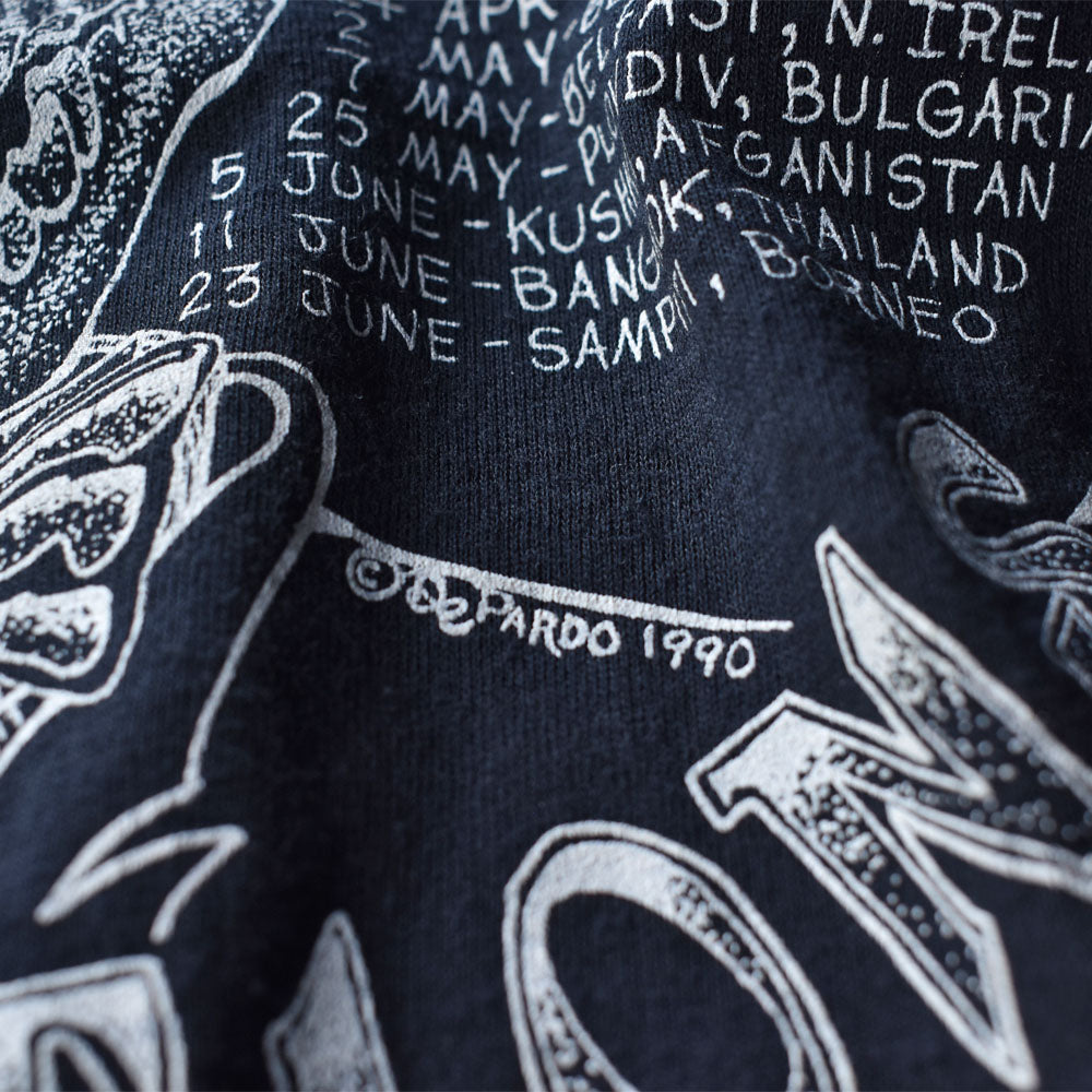 90’s SKULL CRUSHER PRODUCTIONS ”1990 WORLD TOUR” バンドTシャツ USA製 230925