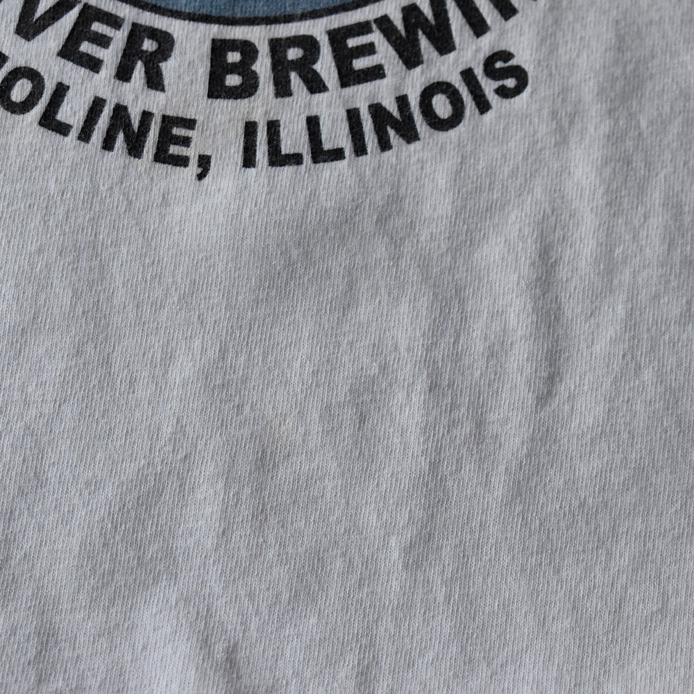 Y2K “BENT RIVER BREWING CO.” Mississippi Blonde 企業 Tシャツ 250812H