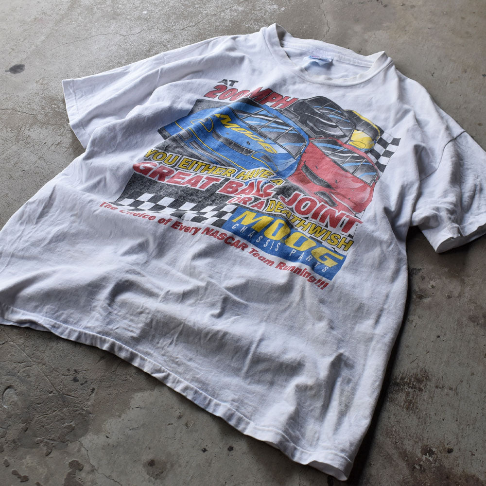 90's Hanes NASCAR レーシングTシャツ USA製 230512