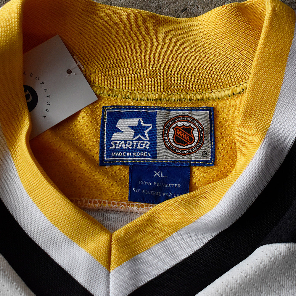 Y2K STARTER NHL “Pittsburgh Penguins” ホッケーシャツ 240403H