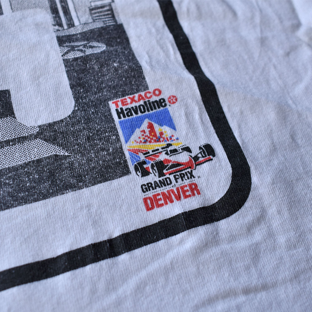 90's “GRAND PRIX”DENVER” 両面プリント レーシングTシャツ USA製 230529