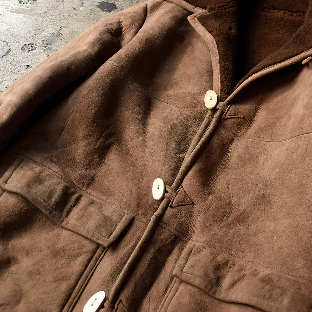 90's OVERLAND SHEEPSKIN ムートンコート 240128