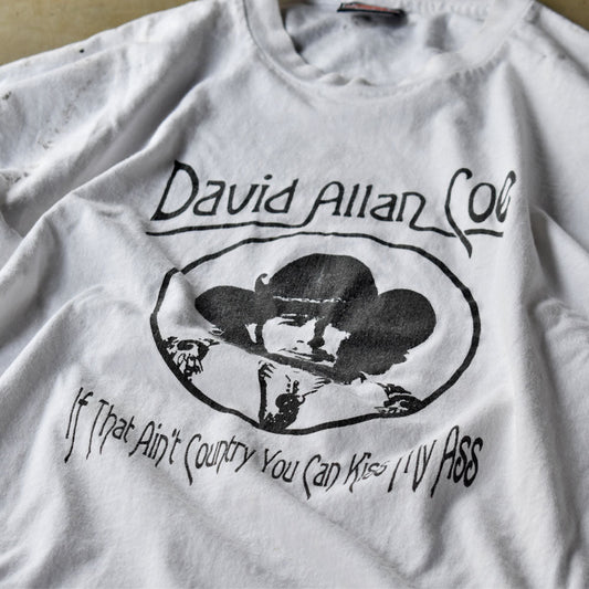 90’s David Allan Coe Harley-Davidsonタグ ロングスリーブ Tシャツ USA製 240329