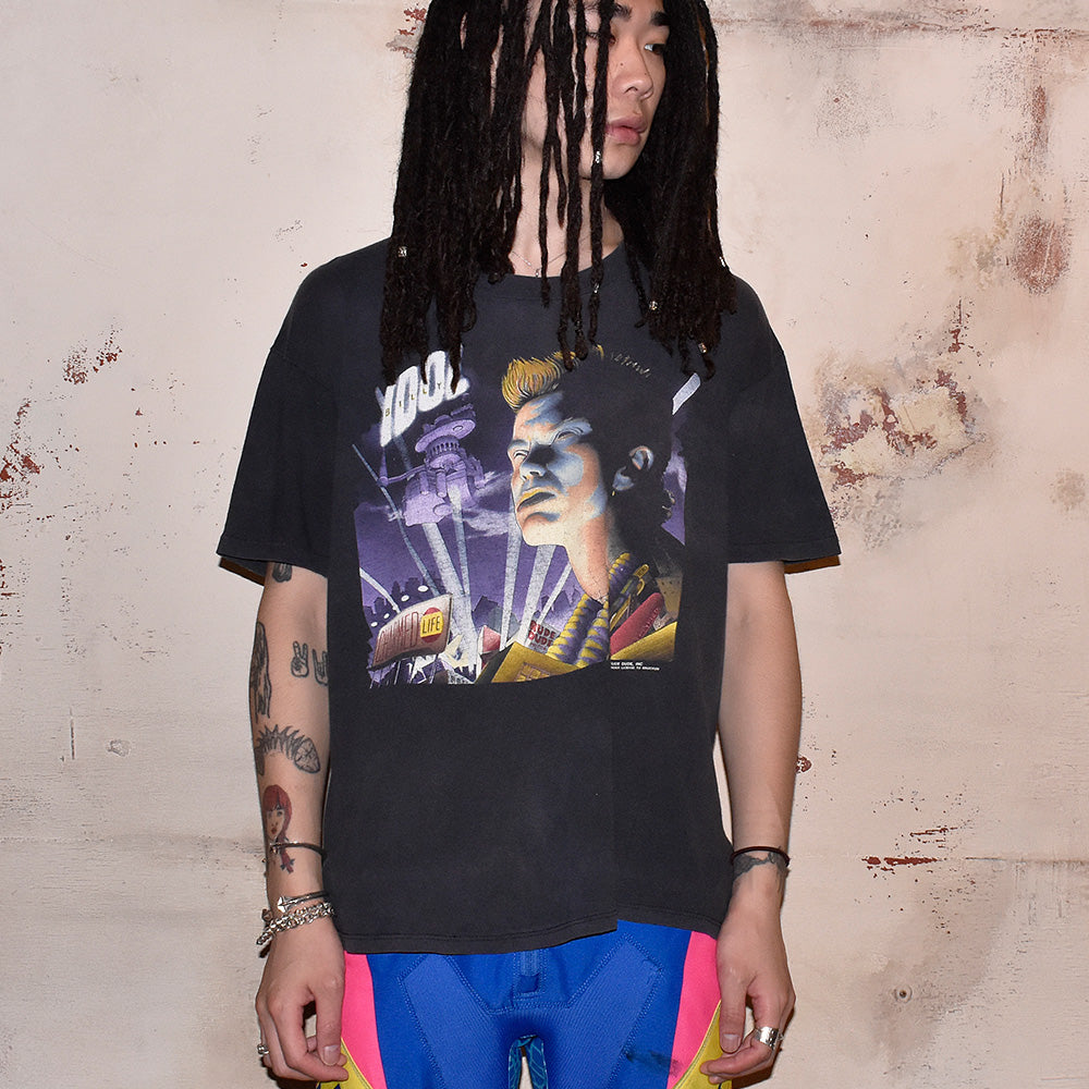 90's Billy Idol “Charmed Life World Tour” ロック Tシャツ 240624H