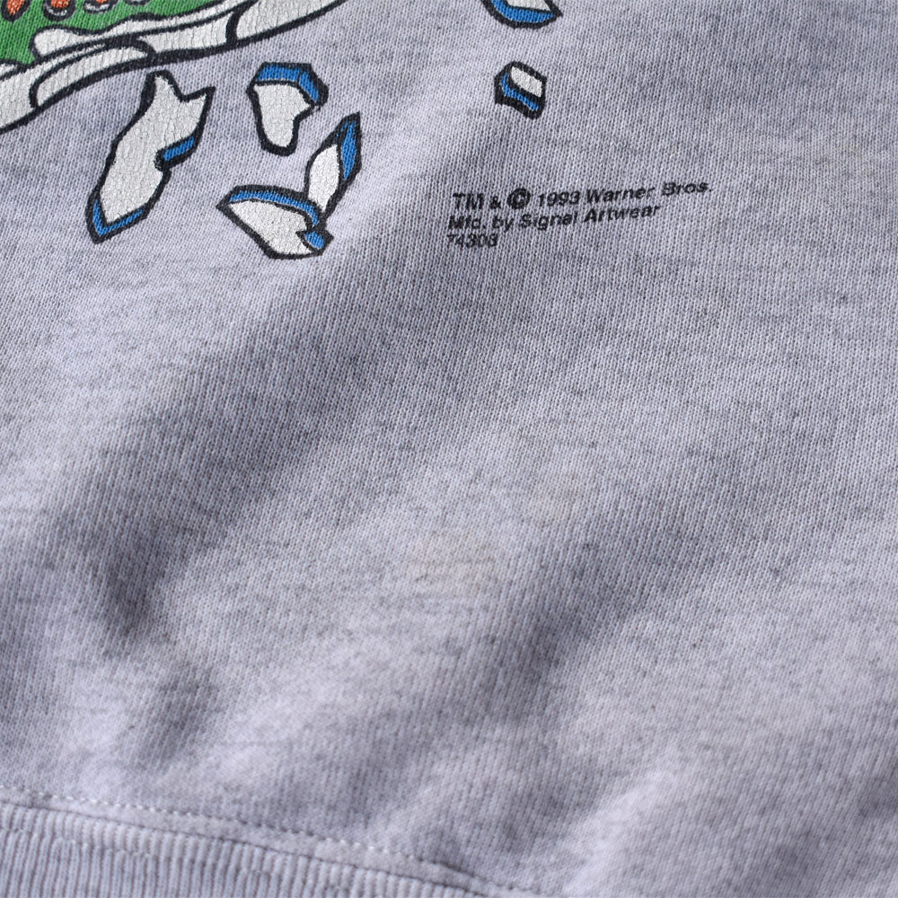 90’s Looney Tunes “Basket ball” TAZ キャラ スウェット USA製 240111