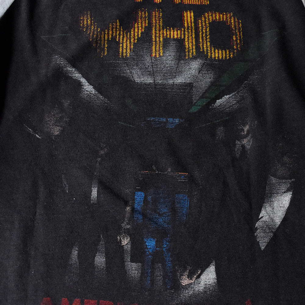 80's The Who “It's Hard” America Tour '82 ラグランスリーブTシャツ 250524H