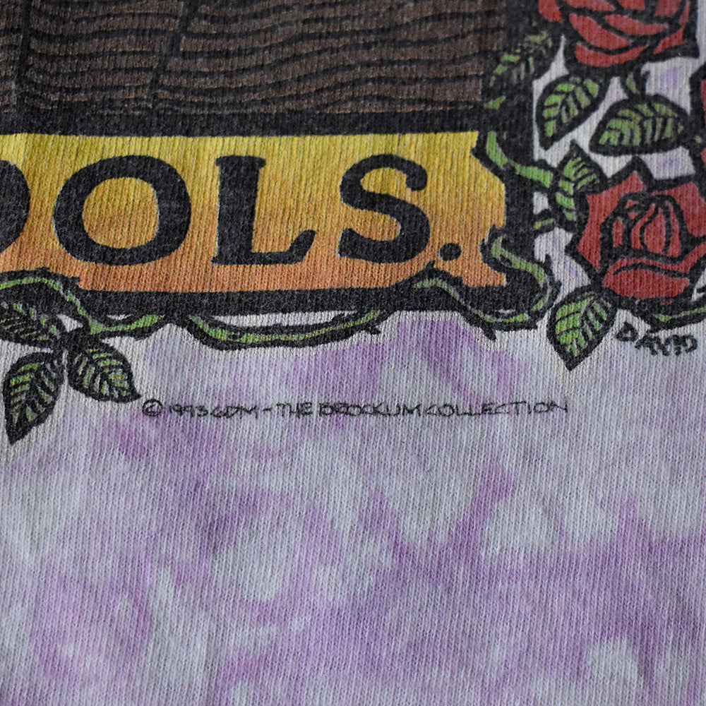 90’s LIQUID BLUE Grateful Dead “APRIL FOOLS” tarot! タイダイ ロック Tシャツ USA製 250714H