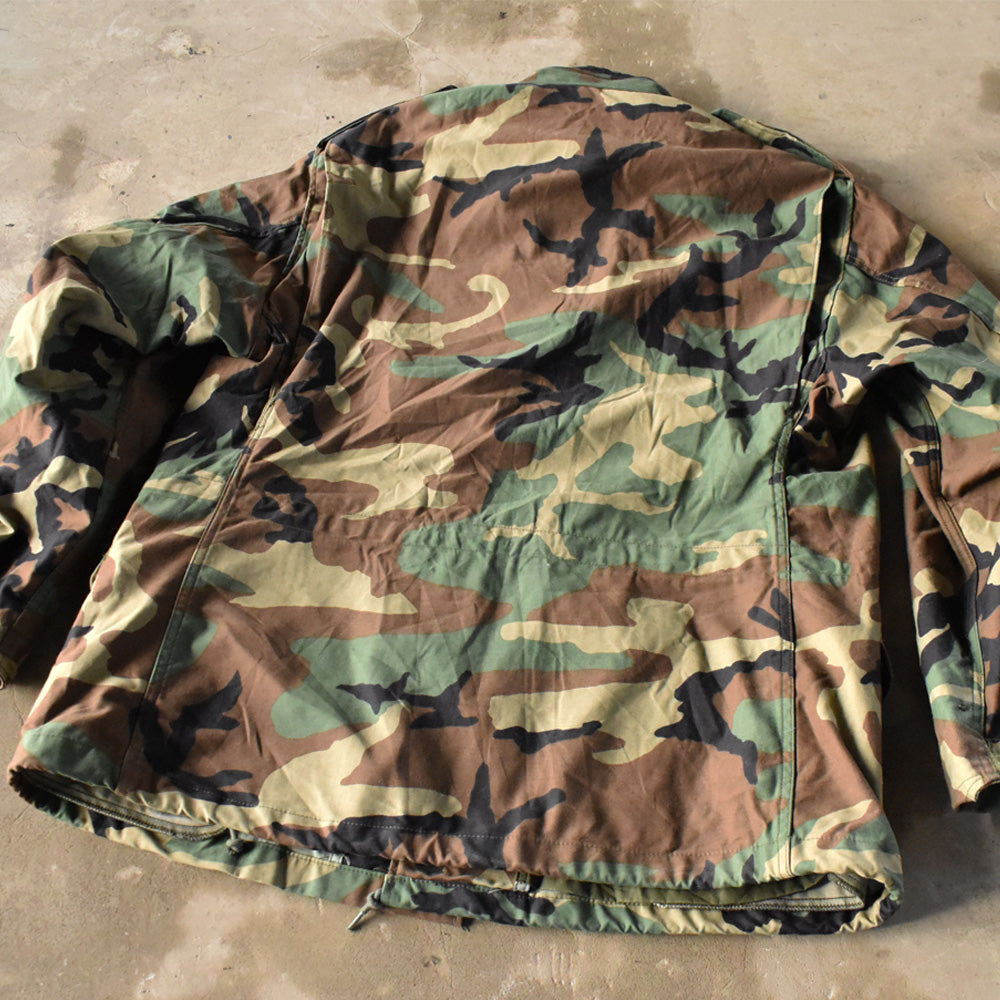 ’96 デッドストック! U.S.ARMY M-65 フィールドジャケット ウッドランドカモ 240314