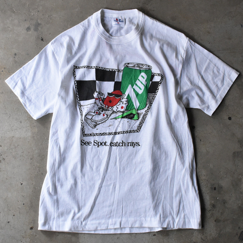 80’s “See Spot, catch rays / 7UP” Tシャツ USA製 240525