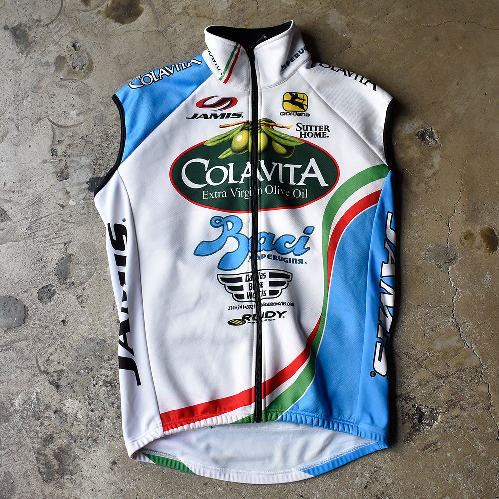 Giordano サイクリング フルジップベスト Italy製 240523H