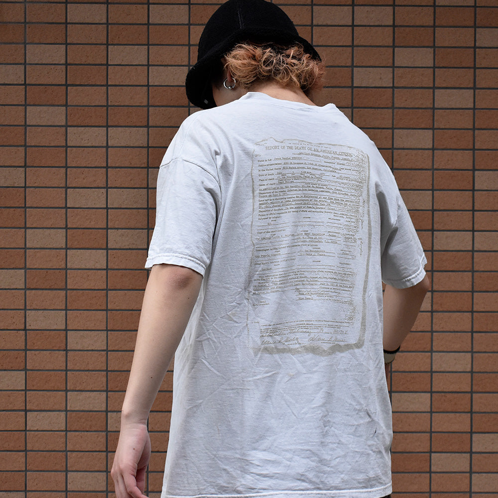 90's “Jim Morrison“ 追悼Tシャツ 240425H
