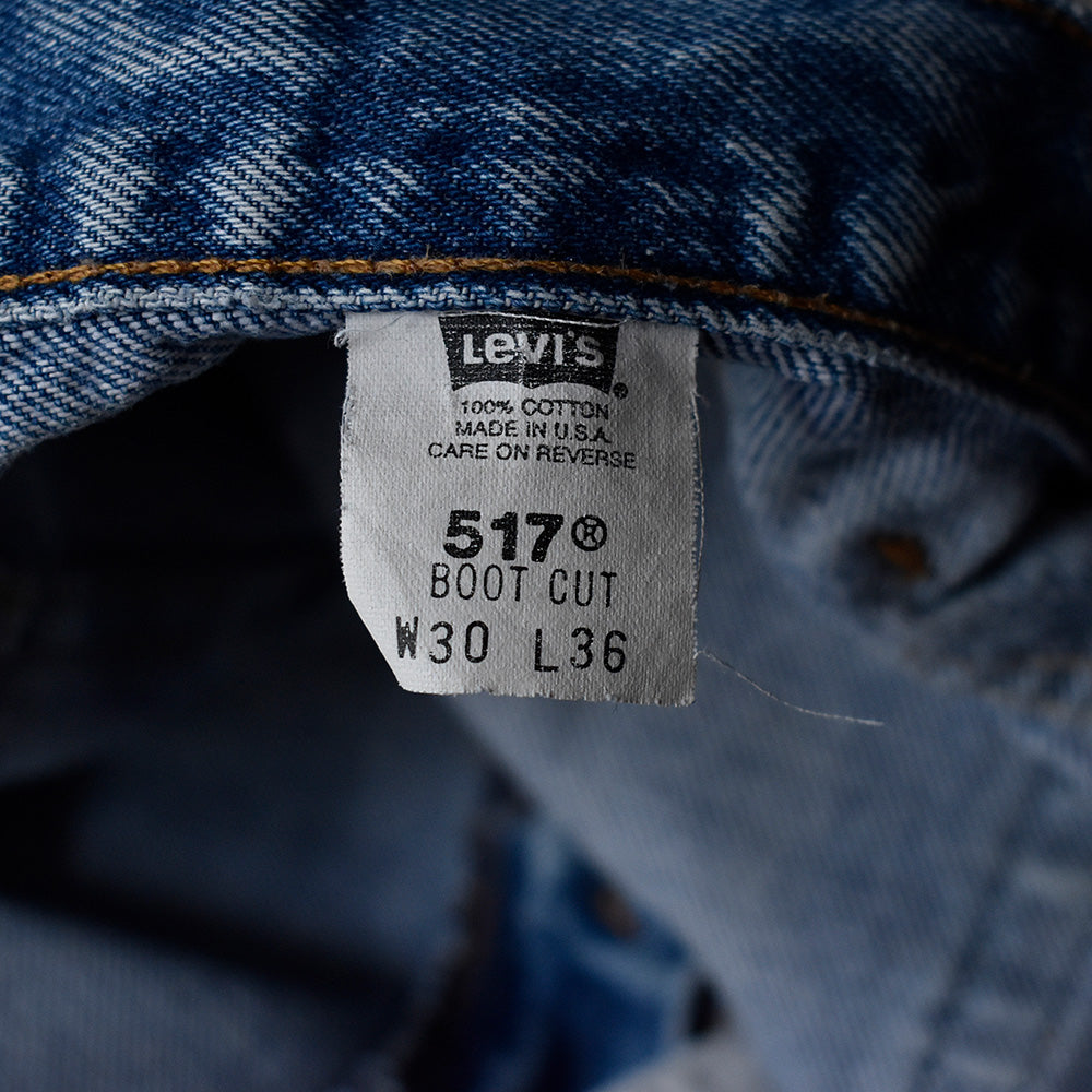 Y2K ダメージ! Levi's 517 ブーツカット デニムパンツ USA製 250723H
